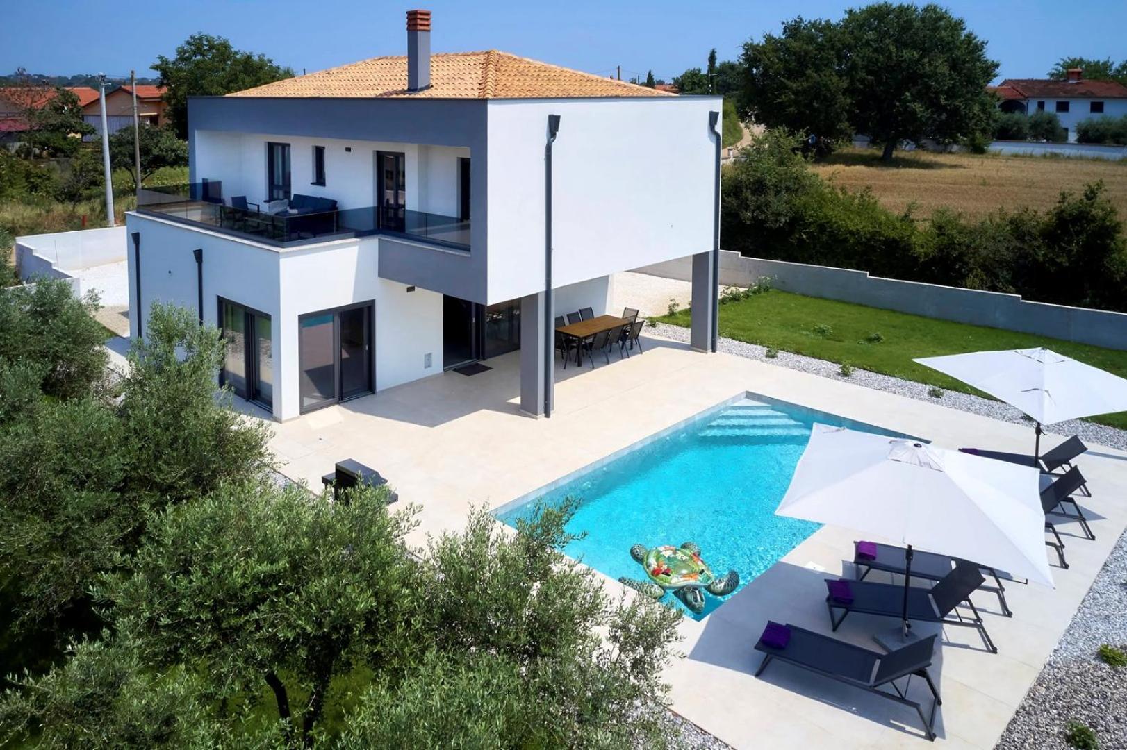 Brand New Villa Borina With Pool Loborika 外观 照片